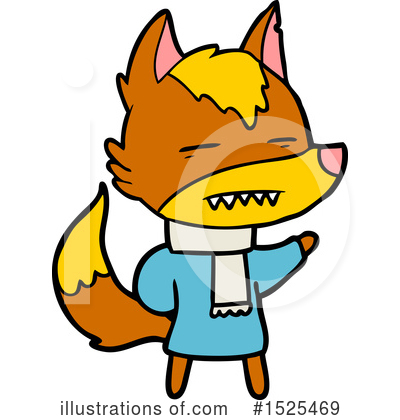 Royalty-Free (RF) Fox Clipart Illustration by lineartestpilot - Stock Sample #1525469