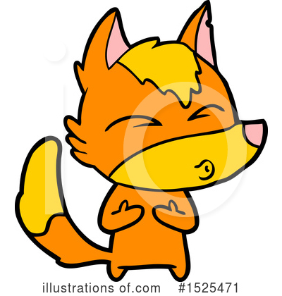 Royalty-Free (RF) Fox Clipart Illustration by lineartestpilot - Stock Sample #1525471