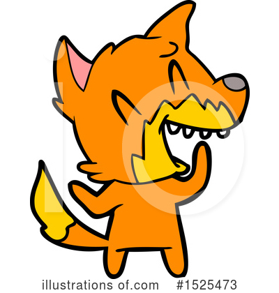 Royalty-Free (RF) Fox Clipart Illustration by lineartestpilot - Stock Sample #1525473
