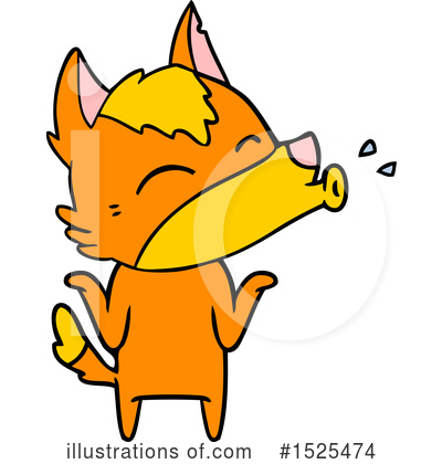 Royalty-Free (RF) Fox Clipart Illustration by lineartestpilot - Stock Sample #1525474
