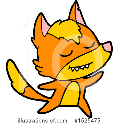 Royalty-Free (RF) Fox Clipart Illustration by lineartestpilot - Stock Sample #1525475