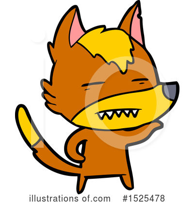Royalty-Free (RF) Fox Clipart Illustration by lineartestpilot - Stock Sample #1525478