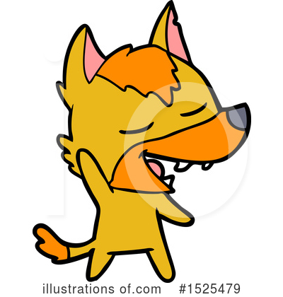 Royalty-Free (RF) Fox Clipart Illustration by lineartestpilot - Stock Sample #1525479