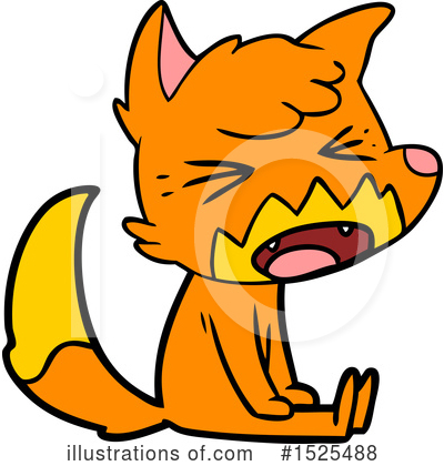 Royalty-Free (RF) Fox Clipart Illustration by lineartestpilot - Stock Sample #1525488