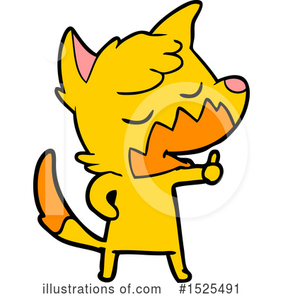 Royalty-Free (RF) Fox Clipart Illustration by lineartestpilot - Stock Sample #1525491