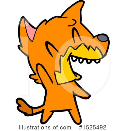 Royalty-Free (RF) Fox Clipart Illustration by lineartestpilot - Stock Sample #1525492