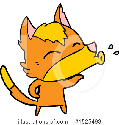 Royalty-Free (RF) Fox Clipart Illustration by lineartestpilot - Stock Sample #1525493