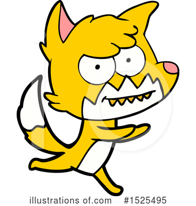 Royalty-Free (RF) Fox Clipart Illustration by lineartestpilot - Stock Sample #1525495