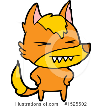 Royalty-Free (RF) Fox Clipart Illustration by lineartestpilot - Stock Sample #1525502