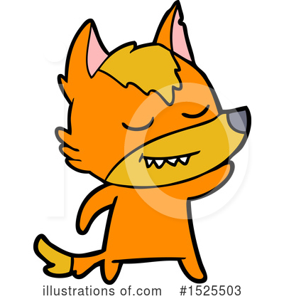 Royalty-Free (RF) Fox Clipart Illustration by lineartestpilot - Stock Sample #1525503