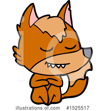 Royalty-Free (RF) Fox Clipart Illustration by lineartestpilot - Stock Sample #1525517