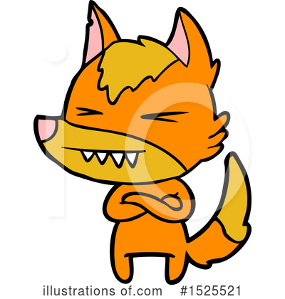 Royalty-Free (RF) Fox Clipart Illustration by lineartestpilot - Stock Sample #1525521