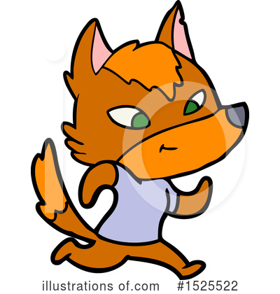 Royalty-Free (RF) Fox Clipart Illustration by lineartestpilot - Stock Sample #1525522