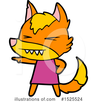 Royalty-Free (RF) Fox Clipart Illustration by lineartestpilot - Stock Sample #1525524