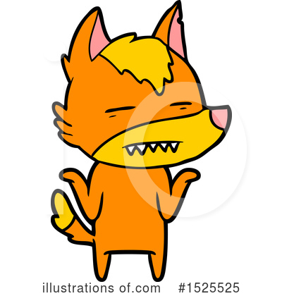Royalty-Free (RF) Fox Clipart Illustration by lineartestpilot - Stock Sample #1525525