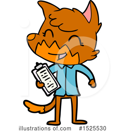 Royalty-Free (RF) Fox Clipart Illustration by lineartestpilot - Stock Sample #1525530