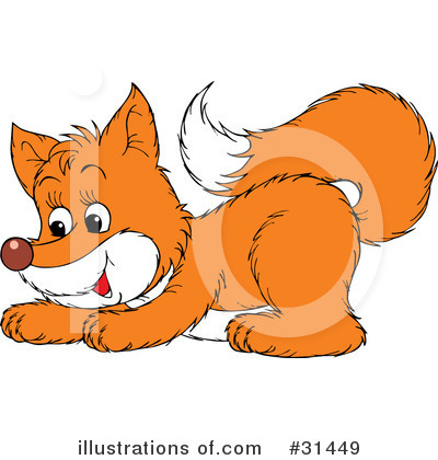 Royalty-Free (RF) Fox Clipart Illustration by Alex Bannykh - Stock Sample #31449