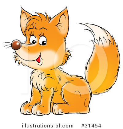 Royalty-Free (RF) Fox Clipart Illustration by Alex Bannykh - Stock Sample #31454