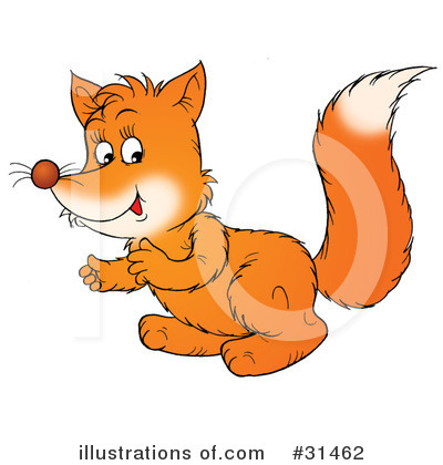 Royalty-Free (RF) Fox Clipart Illustration by Alex Bannykh - Stock Sample #31462