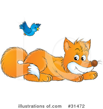 Royalty-Free (RF) Fox Clipart Illustration by Alex Bannykh - Stock Sample #31472