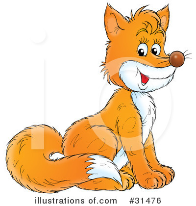 Royalty-Free (RF) Fox Clipart Illustration by Alex Bannykh - Stock Sample #31476