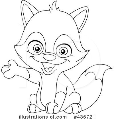 Royalty-Free (RF) Fox Clipart Illustration by yayayoyo - Stock Sample #436721