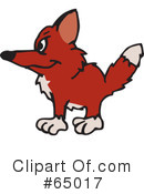 Fox Clipart #65017 by Dennis Holmes Designs