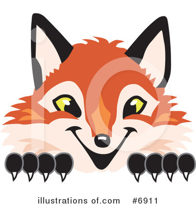 Royalty-Free (RF) Fox Clipart Illustration by Mascot Junction - Stock Sample #6911