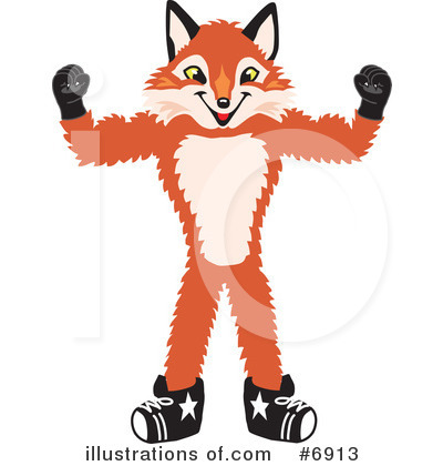 Royalty-Free (RF) Fox Clipart Illustration by Mascot Junction - Stock Sample #6913