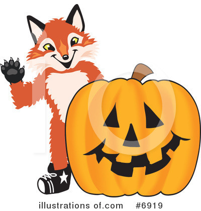 Royalty-Free (RF) Fox Clipart Illustration by Mascot Junction - Stock Sample #6919