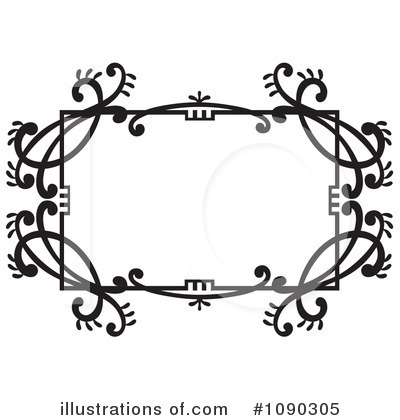 Border Clipart #1090305 by Cherie Reve