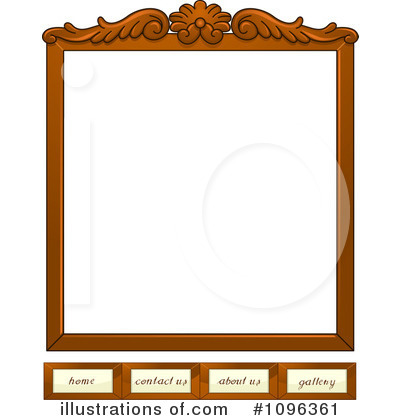 Picture Frame Clipart #1096361 by BNP Design Studio