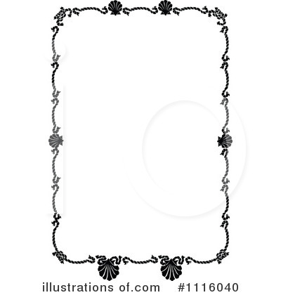 Royalty-Free (RF) Frame Clipart Illustration by Prawny Vintage - Stock Sample #1116040