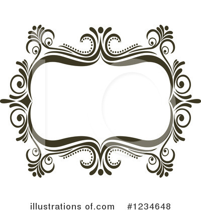 Royalty-Free (RF) Frame Clipart Illustration by Vector Tradition SM - Stock Sample #1234648