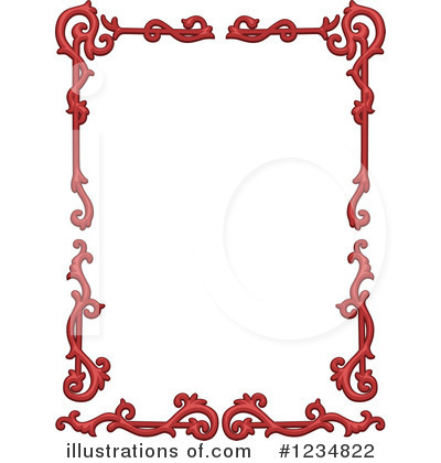 Royalty-Free (RF) Frame Clipart Illustration by BNP Design Studio - Stock Sample #1234822