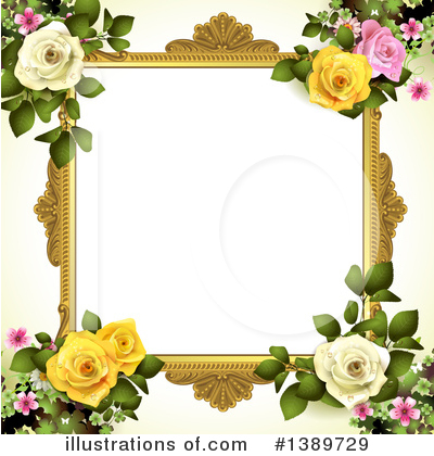 Royalty-Free (RF) Frame Clipart Illustration by merlinul - Stock Sample #1389729