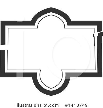 Royalty-Free (RF) Frame Clipart Illustration by BNP Design Studio - Stock Sample #1418749