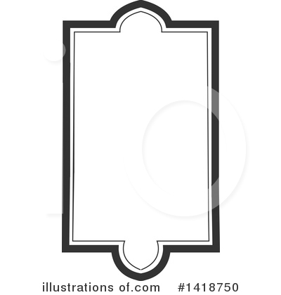 Royalty-Free (RF) Frame Clipart Illustration by BNP Design Studio - Stock Sample #1418750