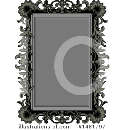 Royalty-Free (RF) Frame Clipart Illustration by Pushkin - Stock Sample #1481797
