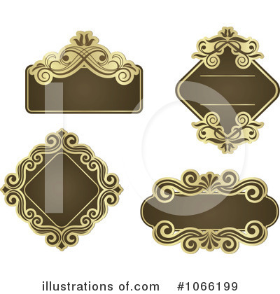 Vintage Frame Clipart #1066199 by Vector Tradition SM