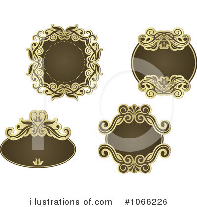 Vintage Frame Clipart #1066226 by Vector Tradition SM