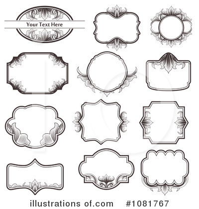 Royalty-Free (RF) Frames Clipart Illustration by vectorace - Stock Sample #1081767