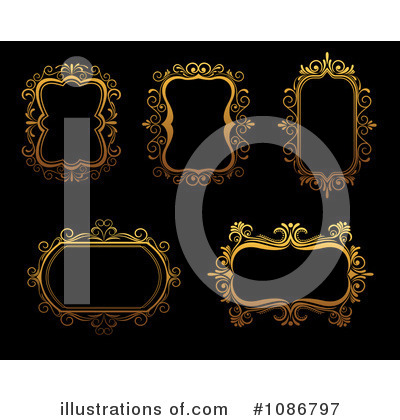 Royalty-Free (RF) Frames Clipart Illustration by Vector Tradition SM - Stock Sample #1086797