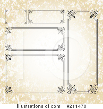 Royalty-Free (RF) Frames Clipart Illustration by BestVector - Stock Sample #211470