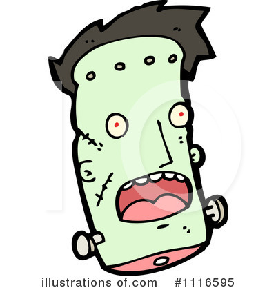 Frankenstein Head Clipart #1116595 by lineartestpilot