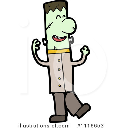 Royalty-Free (RF) Frankenstein Clipart Illustration by lineartestpilot - Stock Sample #1116653