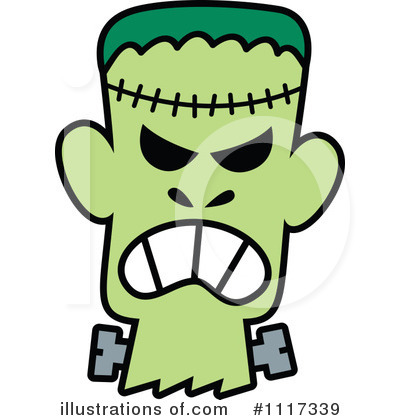 Royalty-Free (RF) Frankenstein Clipart Illustration by Zooco - Stock Sample #1117339