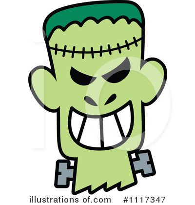 Royalty-Free (RF) Frankenstein Clipart Illustration by Zooco - Stock Sample #1117347