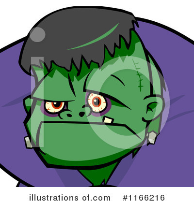 Royalty-Free (RF) Frankenstein Clipart Illustration by Cartoon Solutions - Stock Sample #1166216