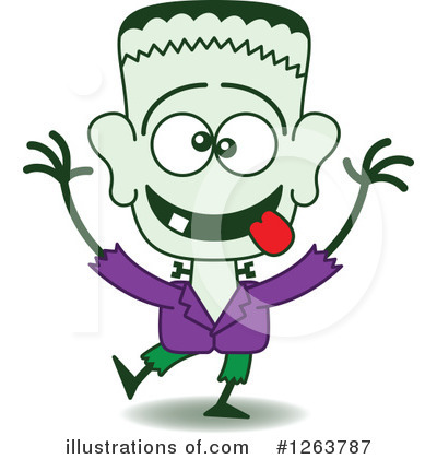 Royalty-Free (RF) Frankenstein Clipart Illustration by Zooco - Stock Sample #1263787